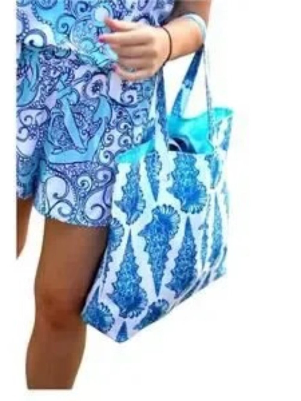 Lilly Pulitzer For Estee Lauder Seashell Tote